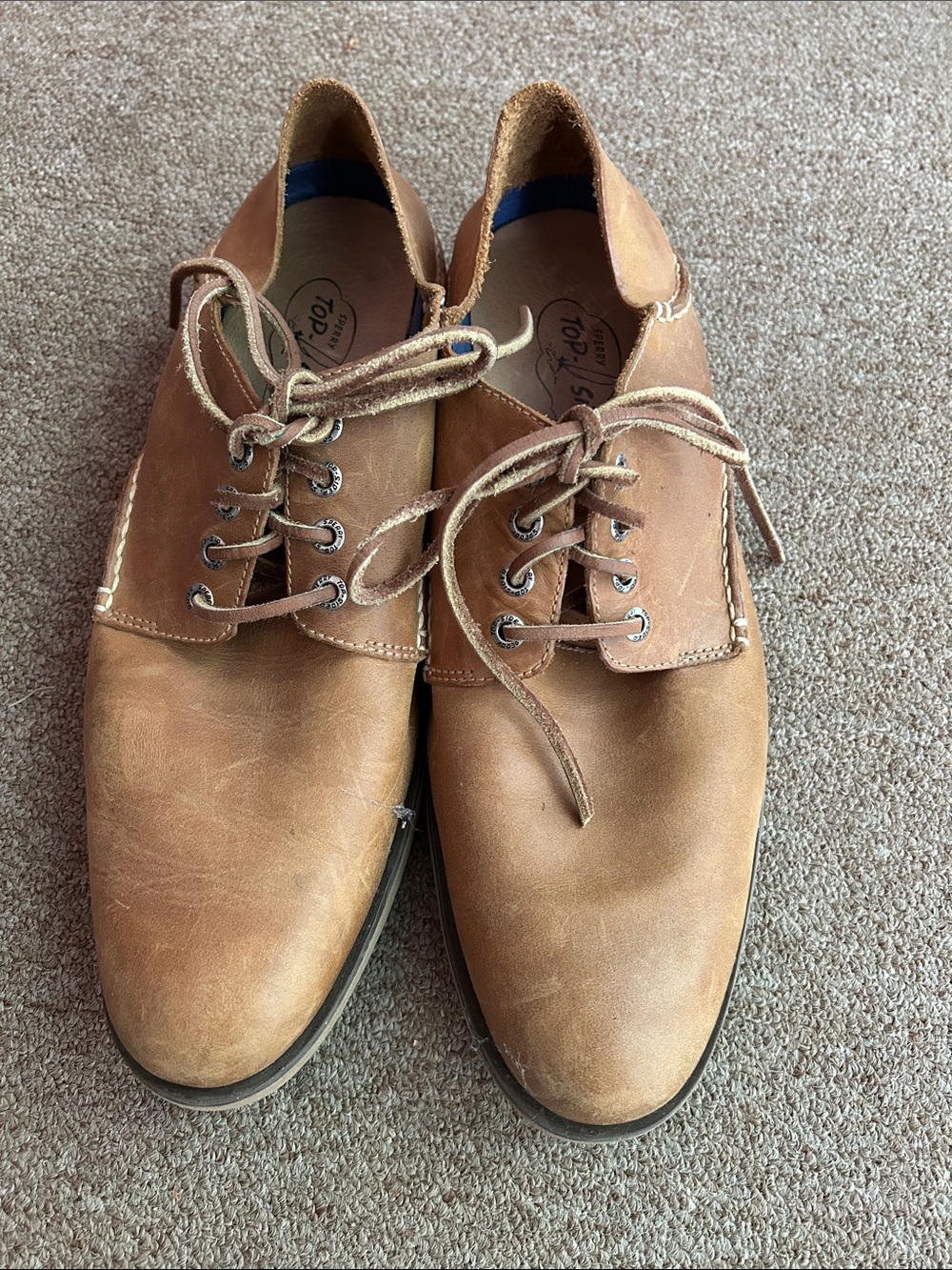 Sperry Top-Sider Men's Brown Leather Oxfords